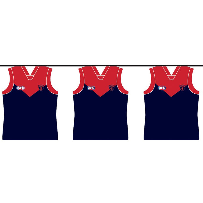 Melbourne Demons Party Bunting 4m Ea