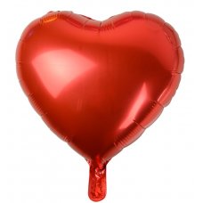 Foil Heart Balloon Red 18'(40cm)