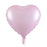 Foil Heart Balloon Matt Pastel Pink 18'(40cm)