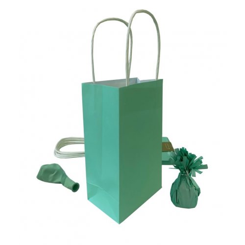 Paper Party Bags Pastel Mint 5 Pk