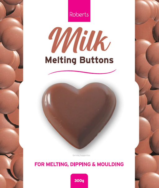 Milk Melting Buttons 300g