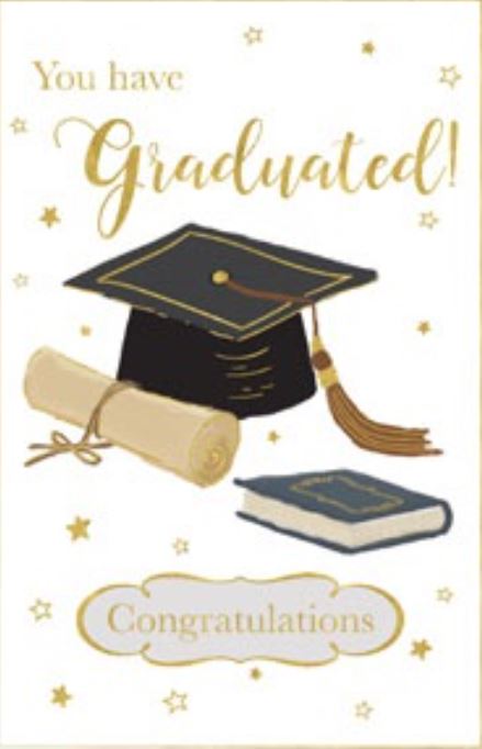You Have Graduated, Congratulations Elegance Card