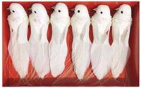 Assorted Christmas Bird Clips