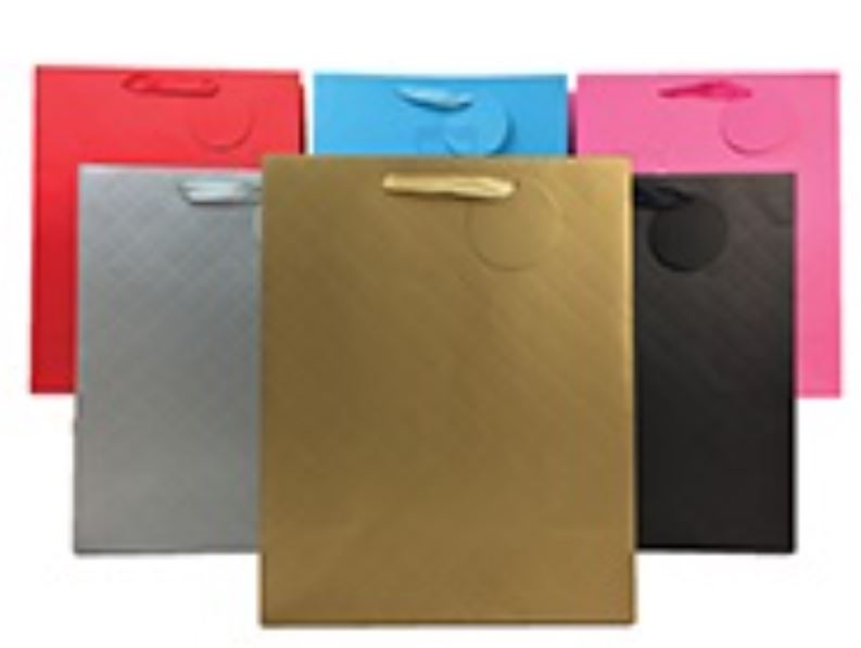 Large Quilted Gift Bag - Assorted Colours