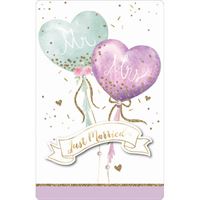 Mr & Mrs Just Married Card