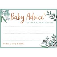 Baby Advice Cards 20 Pack