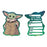 Baby Yoda Invitations 8 Pack