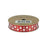 Ribbon Roll 15mm X 3m Red With White Flowers