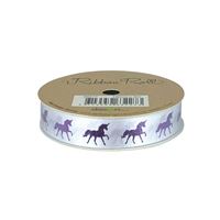 Ribbon Roll 15mm X 3m White Unicorns