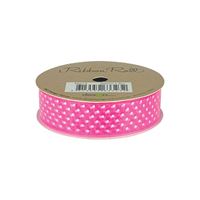 Ribbon Roll 20mm X 3m Pink Spots