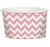 Baby Pink Chevron Treat Cups 20 Pack 280ml