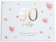 50th Pink Hearts Guest Book