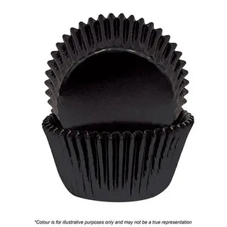 Cake Craft 390 Black Foil Baking Cups Pack Of 72