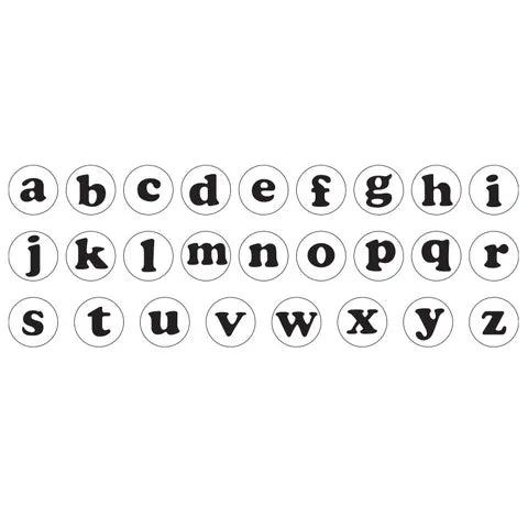 Large Lowercase Alphabet Cutter 26Pcs