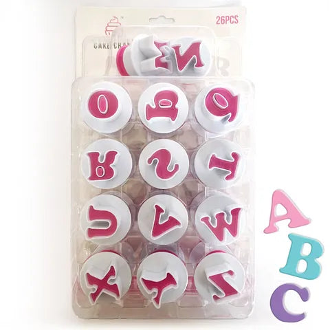 Large Uppercase Alphabet Cutter 26Pcs