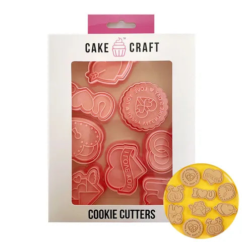 Valentines Day  Cookie Cutters  8 Pieces