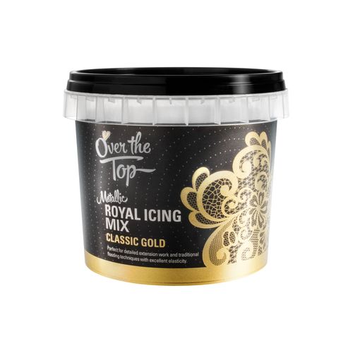 Over The Top Metallic Royal Icing Classic Gold