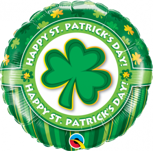 Happy St. Patrick's Day 18" Foil Balloon
