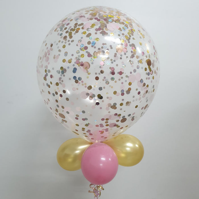 Confetti Balloon 18" /40cm Customized with Collar