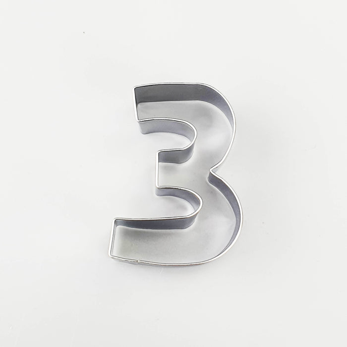 Number Cutter- 3 inch Numeral Cookie Cutter