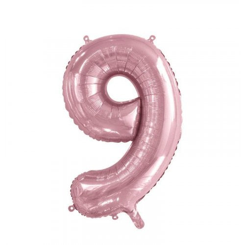 Light Pink Mega Foil 34'' Number
