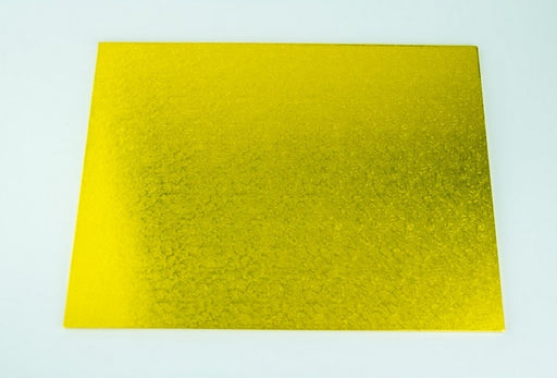 Cake Board  Gold  9 X 12 Inch  Rectangle  Mdf  4mm Thick