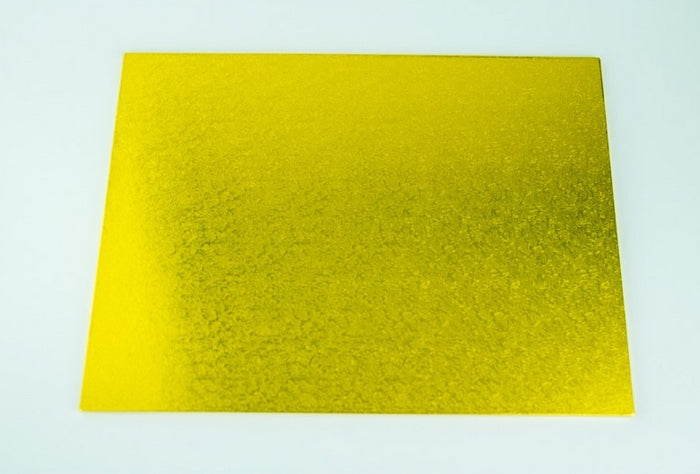 Cake Board  Gold  9 X 12 Inch  Rectangle  Mdf  4mm Thick