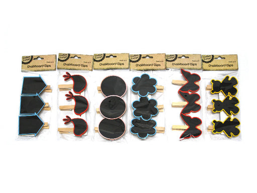 Chalkboard Assorted Clips
