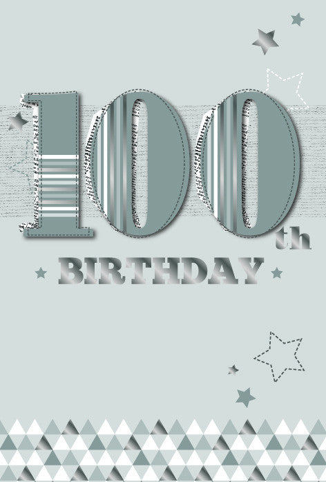 100th Birthday Card