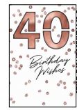 40 Birthday Wishes Birthday Card