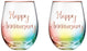 Anniversary Stemless Set 600ml