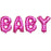 Baby Girl Air Filled Letters