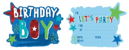 Birthday Girl & Birthday Boy Invitations
