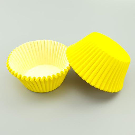 Cupcake Cases Grease-Proof Large- Yellow