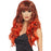 Long Curly Red and Black Siren Wig