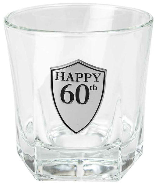 60th Whisky Glass 210ml