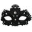 Crystal Lace Black Eye Mask