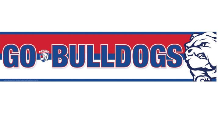 Western Bulldogs Go Banner
