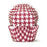 408 Baking Cups - Red Hounds Tooth - 100 Piece Pack