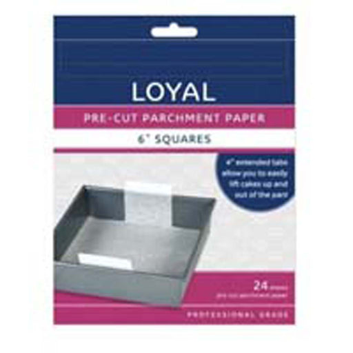 Loyal | 6 Inch | Square | Pre-Cut Parchment Paper