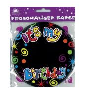 Giant Birthday Badges Assorted Styles