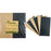 Napkins Lunch 1/8 fold Black & Kraft P20x10