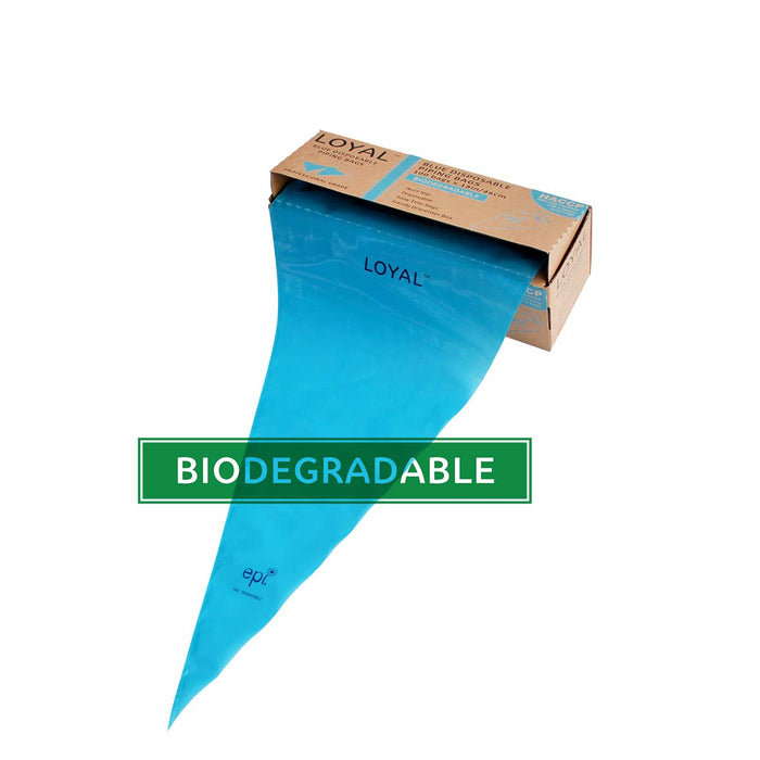 Biodegradable Blue Disposable Piping Bags 12"(30cm) Box of 100