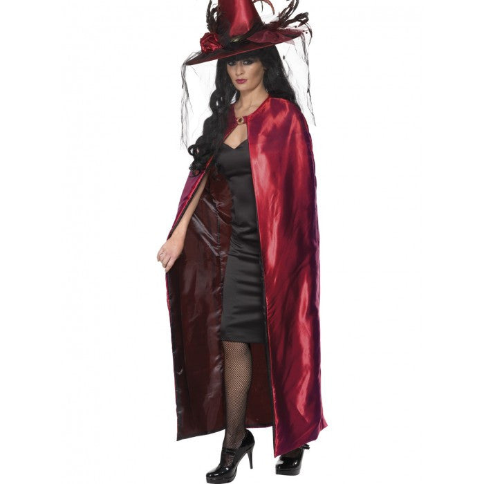 Reversible Cape, Red & Black, Deluxe