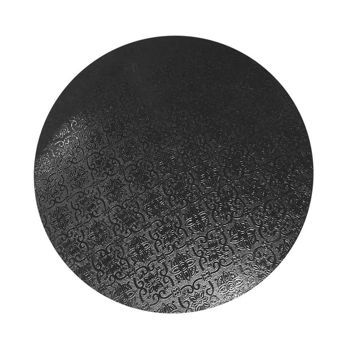 Cake Board Black 9 Inch Round MDF 6mm Thick