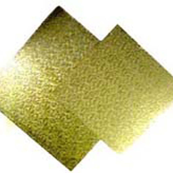 Cake Board Gold 6 Inch Square Masonite 6mm Thick