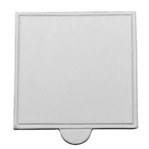 Silver 2mm CakeBoard 7cm x 7cm 100pk