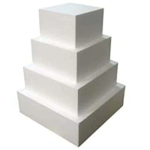 Foam Cake Dummy 7 x 3 Inch Square