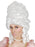 COUNTESS TALL WHITE WIG WITH CURLS