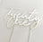 'Twenty One'  Metal Cake Topper, Gold, Rose gold Or Silver